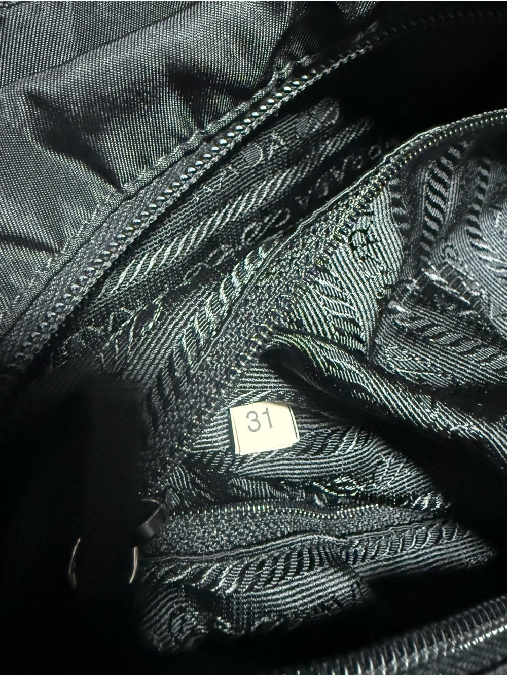 Prada Black Nylon Tote with Dual Shoulder Straps Good Condition - Picture 4 of 5